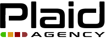 Plaid Contractor Marketing Agency Logo Black