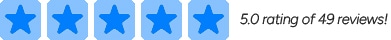 5 star rating badge