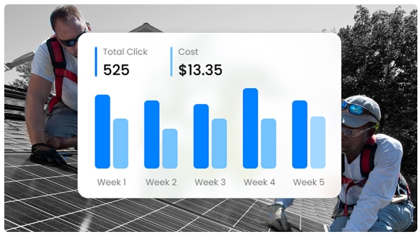 Solar email marketing graph